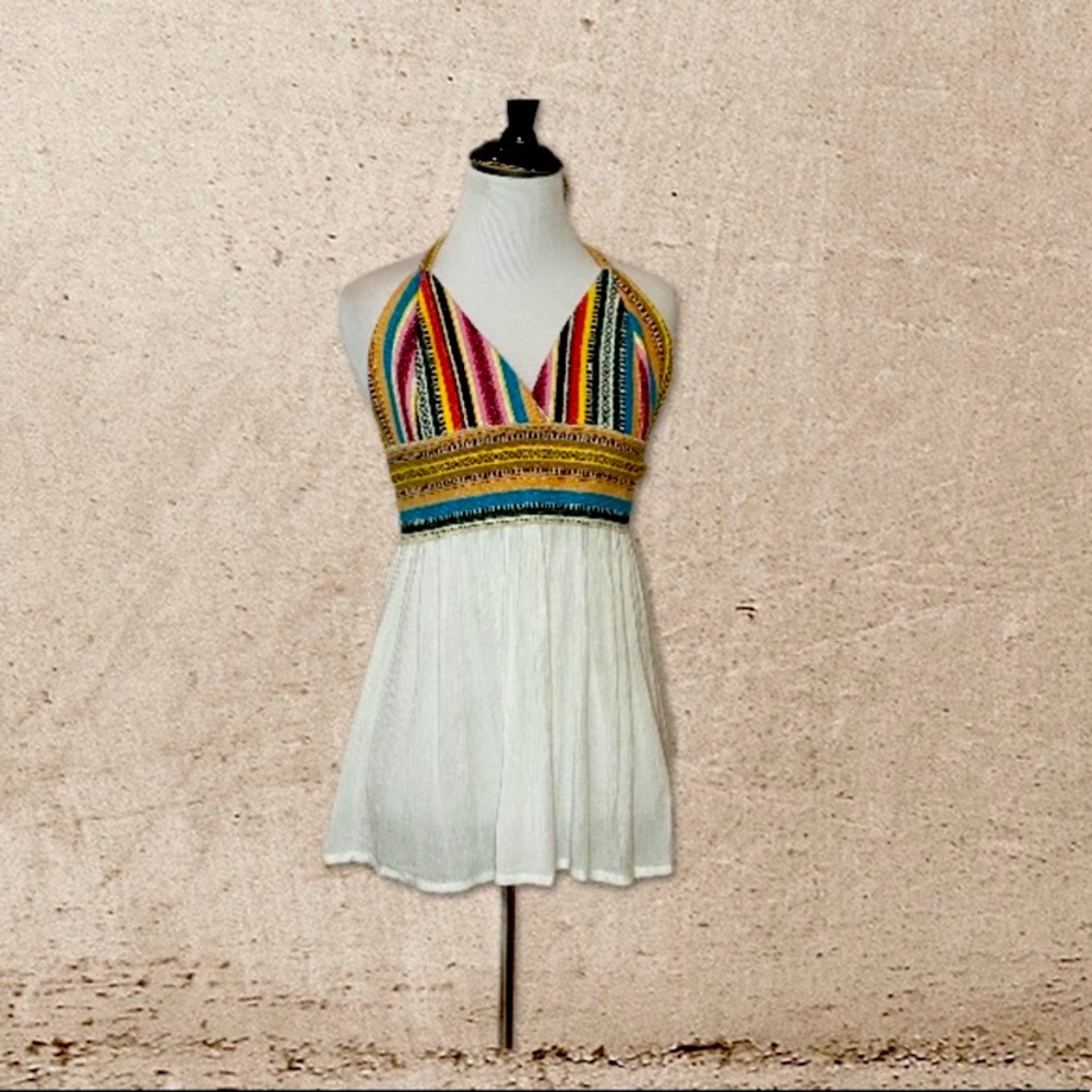 Boho style halter top